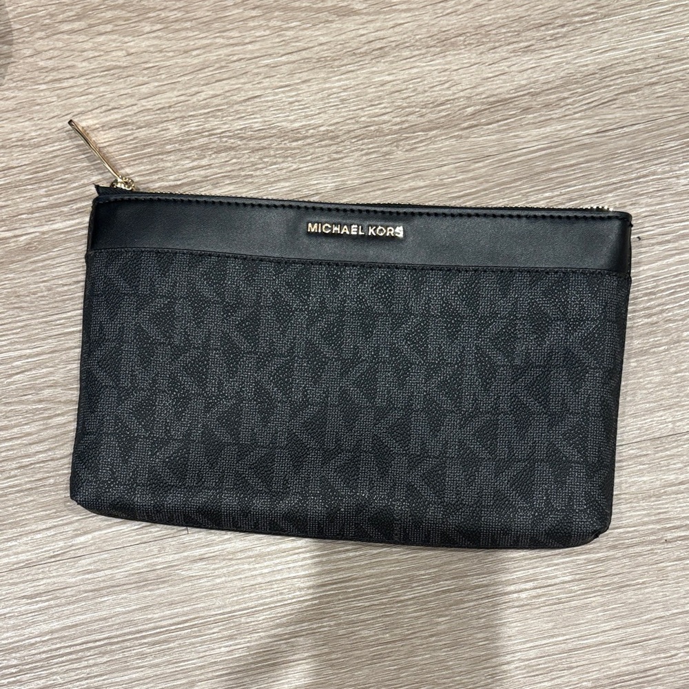 Michael Kors Black Logo Pouch